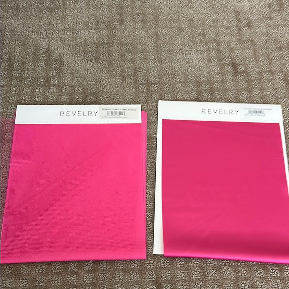 Revelry Pink and Floral Dress Swatches